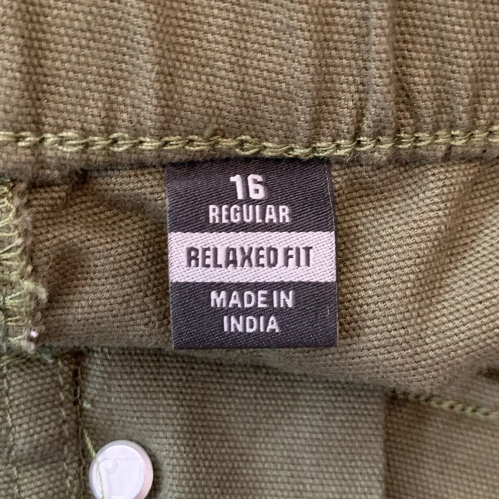 NWT Carhartt Rugged Flex Relaxed Fit Green Canvas Work Short - Picture 7 of 9